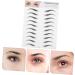 FRCOLOR 2pcs 3d Eyebrow Stickers Brow Makeup Grooming Brow Tool Artificial Eyebrow Women's Simple Template - Buy Online on GoSupps.com