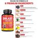 Shilajit Extract Capsules 6550mg + Ashwagandha, Ginseng, Saw Palmetto, Maca, Tribulus, Chaga, Pepper | 5 Month Supply | Immune & Brain Boost - Buy Online on GoSupps.com