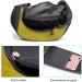 Petemoo Portable Pet Shoulder Bag - Breathable Mesh Travel Carrier for Dogs & Cats (Up to 2.5 kg) - Yellow - Buy Online on GoSupps.com
