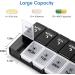 Large 7 Day Pill Organizer 2 Times a Day - Weekly AM PM Pill Box for Day Night Medication - Easy-to-Use Pill Case Container - Buy Online on GoSupps.com