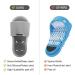 Shower Foot Scrubber - Soft Silicone Bristles with Non-Slip Suction Cups | Dead Skin Remover | Exfoliates, Massages, Improves Circulation | Soothes Tired Feet - 1PCS Gray - Buy Online on GoSupps.com