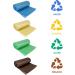 Buy D.Rect 35L Garbage Bags - 80 Pack | Durable Kitchen & Recycling Waste Bags in 4 Colors - Buy Online on GoSupps.com