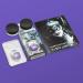 Top Quality Meralens Colored Contact Lenses - Pink Purple & Black Fun for Carnival | Free Lens Containers - Buy Online on GoSupps.com