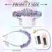 Handmade Raw Crystal Quartz Moon Crown for Women - Halloween Witch Tiara - Mermaid Crown for Festival & Rave - 2 Colors - Buy Online on GoSupps.com