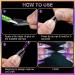 Infilila 200PCS Clear Stiletto Nail Tips with Glue - Professional False Nails for Acrylic & Nail Art - A-Clear - Buy Online on GoSupps.com