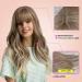 Esmee 24 Inch Long Wavy Blonde Synthetic Wig with Air Bangs - Light Blonde | Women's Wigs (1 Pack) - Buy Online on GoSupps.com