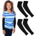 Yolev Kids Arm Sleeves - 2 Pairs UV Sun Protection & Compression Sleeves for Boys Girls - Buy Online on GoSupps.com