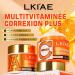 AILKE BOOST LUSTER LKIAE Pure Vitamin CA Face Cream Glow Boosting AntiAging Whitening Skin Hydrating With Niacinamide Day & Night Facial Cream For All Skin Types 50ml X2 - Buy Online on GoSupps.com