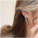 Shop Vintage Crystal Bow Earrings | Rhinestone Drop & Stud Earrings for Women - Gold & Silver - Buy Online on GoSupps.com