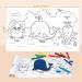 Kids Coloring Paper Roll - Toddler Drawing Paper Roll for Clean Sticky Wall Painting - 120 * 11.8 Inch Animal Design Stickers Set - Buy Online on GoSupps.com