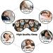 Luxury Sleep Mask for Men & Women - Soft Blackout Eye Masks for Travel Camping & Better Sleep - Sugar Skulls Design - Buy Online on GoSupps.com