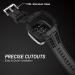 Fitbit Versa 2 Bands with Protective Case - Rugged Sport Wristbands in Black - Buy Online on GoSupps.com