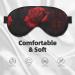 Red Rose Soft Sleep Eye Mask - Breathable Travel Eye Patch for Women | Perfect for Relaxation - Buy Online on GoSupps.com