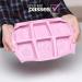 Rectangle Silicone Soap Molds - Set of 2 for 12 Cavities - Mixed Patterns | Silly Pops Soap Making Supplies - Buy Online on GoSupps.com