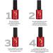 Kodi Professional Rubber Base Coat and No Wipe Top Coat Gel Nail Polish UV LED Soak Off - Manicure Kit (2 * 7 ml) - Buy Online on GoSupps.com
