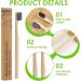 Eco-Friendly Bamboo Toothbrush Set - 4 Soft Bristles Biodegradable & Travel-Friendly Natural Toothbrushes for Adults & Families - Buy Online on GoSupps.com