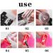 Double Sided Silicone Nail Stamper Set | 4 PCS Nail Art Stamper with Scraper | Clear Visible Jelly Stamper for DIY Manicure Nails - Buy Online on GoSupps.com
