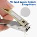 Beavorty Nail Clippers Toenail Clippers Kits Stainless Steel Fingernail and Toenail Clipper Cutters Nail Cutters Sets with Nail File and Cleaning Brush for Seniors Aducts Baby - Buy Online on GoSupps.com
