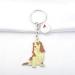 Ensianth Dog Keychain - Perfect Gift for Dog Lovers | Puppy Keyring & Dog Paw Print Keychain for Owners Moms & Dads - Buy Online on GoSupps.com