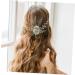 HAPINARY Bridal Headpiece Hair Clips Wedding Hair Accessories Tiara Hair Barrettes Gold Hair Accessories Hair Pin Bridal Hair Accessories for Wedding Bridesmaid Hair Accessories Cloth - Buy Online on GoSupps.com