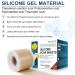 Medical Grade Silicone Scar Sheets - Reusable Gel Tape for Effective Scar Removal - 120x1.6 Roll, Skin Color - Buy Online on GoSupps.com