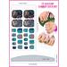 Kalolary Marble Toenail Stickers - 12 Sheets Self-Adhesive Nail Art Decals with Nail File | Perfect for Footnail Design & International Shipping - Buy Online on GoSupps.com