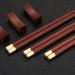10-Pairs Rosewood Chopsticks Set Dishwasher Safe Chopstick Paint-Free Wax-Free Natural Healthy Chinese Classic Style for Kitchen Dining Room Gourmet Noodles-A - Buy Online on GoSupps.com