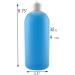 32oz Plastic Squeeze Bottles (4-Pack) with Flip Top Spout - Natural Color - Buy Online on GoSupps.com