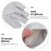 FOMIYES 4 Pairs Gloves Protective Gloves for Nail Nail Gloves Proof Gloves Gloves for Women Gloves Hand Protection Fabric -black Women's Nail Polish - Buy Online on GoSupps.com