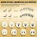 QUEWEL Individual Cluster Lashes - 320 PCS 0.07C Curl DIY Eyelash Extensions (Mix 9-16mm) - Natural Look at Home - Buy Online on GoSupps.com