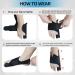Buy 1 Pair Bunion Corrector for Women & Men - Night Splint & Big Toe Straightener for Pain Relief | Adjustable Bunion Brace in Black - Buy Online on GoSupps.com