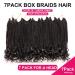 7 Packs 10 Prelooped Crochet Box Braids with Curly Ends for Black Women - 1B# Hair - Buy Online on GoSupps.com