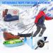 Inflatable Snow Tube Sled for Kids and Adults - 47'' with Rope and Handles | Heavy Duty Winter Outdoor Toy with Repair Kit - Buy Online on GoSupps.com