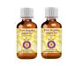 Dev Herbes Pure organic argan oil (Moroccan) (Argania Spinosa) natural therapeutic quality cold -pressed (Pack of Two) 100ml X 2 (6.76 oz) 100 ml (2 -pack)