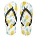Mnsruu Pineapple Heart Flip Flops Home Hotel Spa Bedroom Travel M for Men Women Large Multicolor