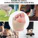 Pinky Toe Bunion Corrector - Elastic Straps - Breathable Sleeves for Bunionette - Prevent Deviation - Work Use (L) - Buy Online on GoSupps.com