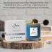 Geir Ness Laila Perfume Candle - Premium Soy Wax Aromatherapy Candle for Home & Spa - Long Lasting Clean Scent - Buy Online on GoSupps.com