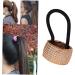 HONMEET Fashion Hair Bands for Womens Hair Goody Hair Ties Rhinestone Tail Hair Bands Ponytail Tie Womens Hair Accessories Punk Hair Tie Hair Ties for Women Ponytail Button Miss Girl - Buy Online on GoSupps.com