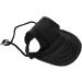 Premium Black XL Dog Baseball Cap with Ear Holes - Sun Protection Hat for Pets | Stylish & Comfortable Dog Sports Hat - Buy Online on GoSupps.com