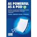OceanSaver Eco Laundry Detergent Sheets - 120 Loads | Non-Bio, Biodegradable & Freshly Scented | Vegan, Cruelty-Free & Zero-Waste | Plant Based Formula - Buy Online on GoSupps.com