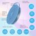 Avilana Luffa Exfoliating Body Scrubber - 2-in-1 Antibacterial Silicone Shower Brush | International Shipping - Buy Online on GoSupps.com