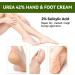 42% Urea Cream with 2% Salicylic Acid Urea Hand Cream for Dry Cracked Skin Repairs Rough Feet & Hands Moisturizes with Coconut & Aloe 50g - Buy Online on GoSupps.com