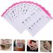 FRCOLOR 36 Sheets Coloring Exercise Book Nail Practice Book Acrylic Nail Practice Mat Nail Art Stamps Stencil Nail Supplies for Nail Techs Nail Art Tools Training Card Paper Manicure White - Buy Online on GoSupps.com