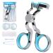 Contacts Lens Helper - Portable Contact Lens Insertion Wearing Aids with Tweezers Remover Tool Solution Case (Blue)