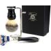 Buy 3 Pc Men's Shaving Kit - 5 Edge Razor Synthetic Badger Hair Brush & Stainless Steel Stand | Perfect Grooming Gift - Buy Online on GoSupps.com