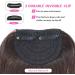 100% Real Hair Side Pony Clip-In Extensions - Dark Brown Thick Bangs with Temples - Buy Online on GoSupps.com