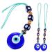 Lurrose 6 Pcs Evil Eye Charm Car Acessories Evil Eye Door Hanging Evil Eye Room Decor Devil Eye Household