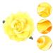 Frcolor Big Yellow Rose Hairpin & Brooch for Women Party - Artificial Flower Clips - Buy Online on GoSupps.com