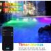 WiFi Intelligence RGB+IC 15W LED Pool Lights - IP68 Waterproof Music Mode Timing Function Google Home & Alexa Compatible - 5m Cable Blue - Buy Online on GoSupps.com
