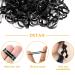 Buy Sularpek 300-Piece Black Hair Ties - Thin Elastic Hair Ties for Women & Girls | Perfect for Daily & Wedding Hairstyles - Buy Online on GoSupps.com